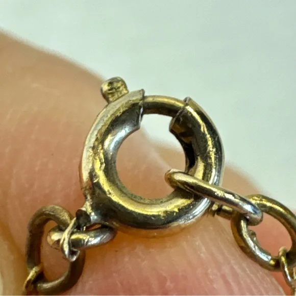 Large Antique D&C Victorian Gold Fill Photo Locket Pendant Necklace Etched Heavy - Picture 15 of 16